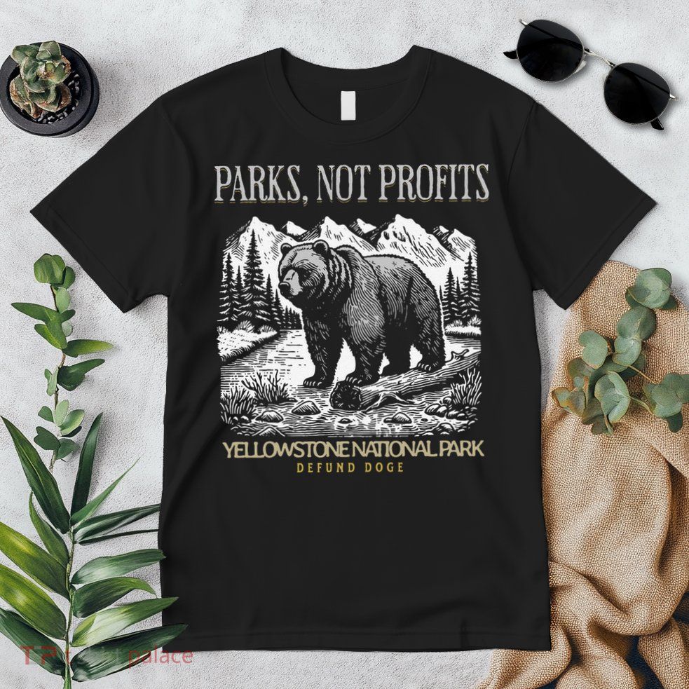 Yellowstone National Park Save Our Parks Not Profits Alt US Premium T-Shirt