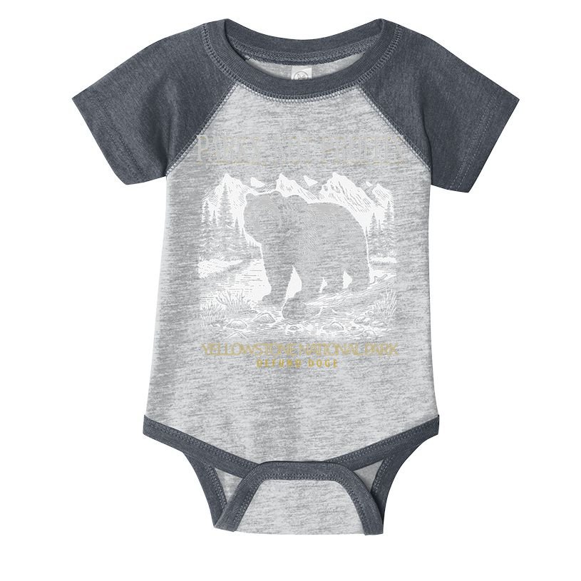 Yellowstone National Park Save Our Parks Not Profits Alt US Infant Baby Jersey Bodysuit