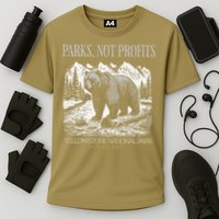 Yellowstone National Park Save Our Parks Not Profits Alt US Cooling Performance Crew T-Shirt