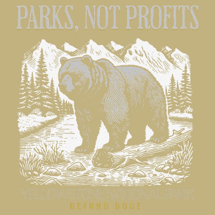 Yellowstone National Park Save Our Parks Not Profits Alt US Cooling Performance Crew T-Shirt