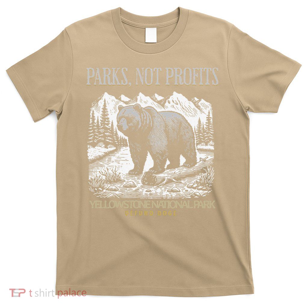 Yellowstone National Park Save Our Parks Not Profits Alt US T-Shirt
