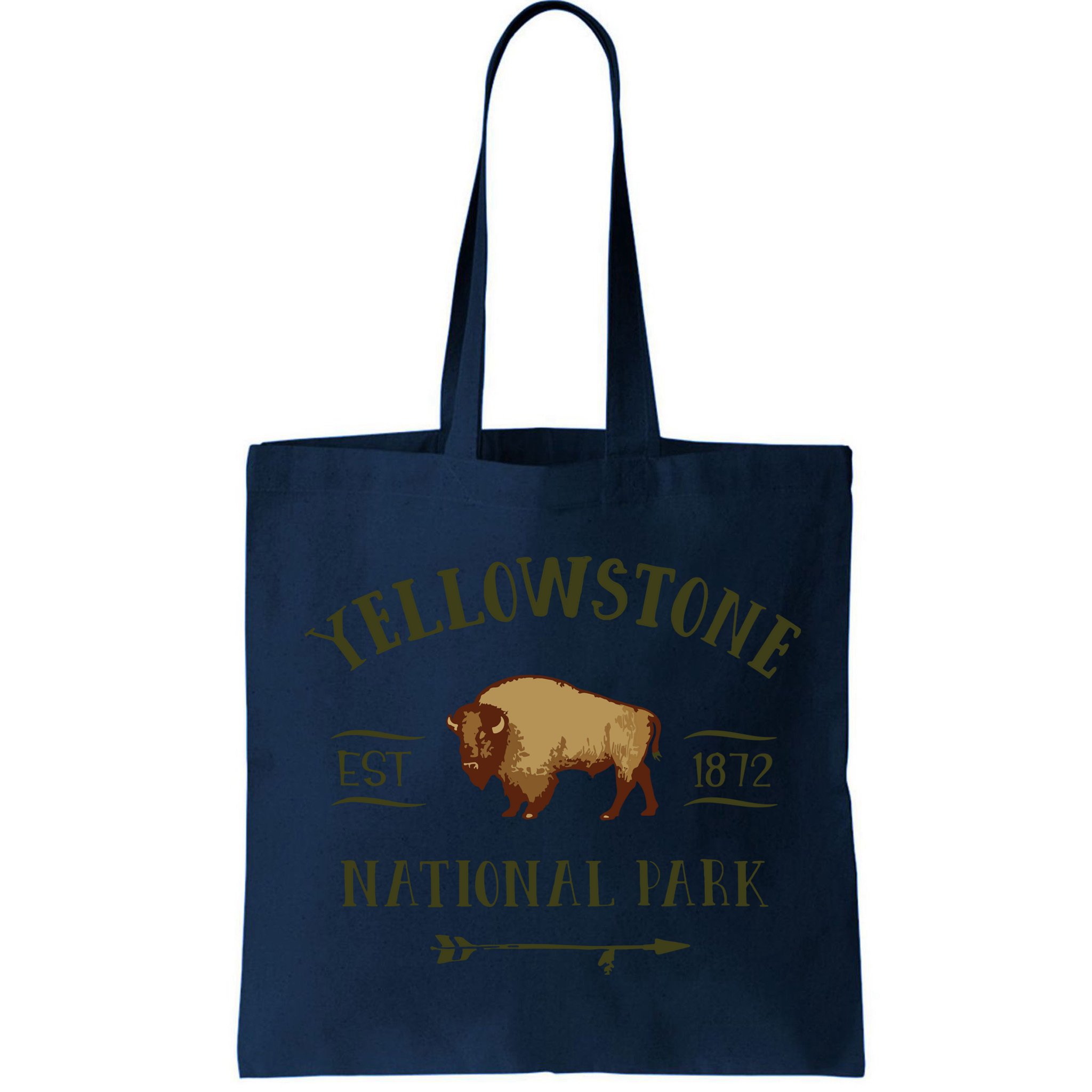 YELLOWSTONE NATIONAL PARK Bison Buffalo Men Women Souvenir Bag
