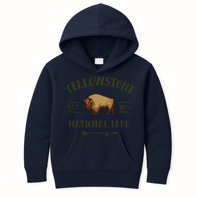 YELLOWSTONE NATIONAL PARK Bison Buffalo Men Women Souvenir Kids Hoodie