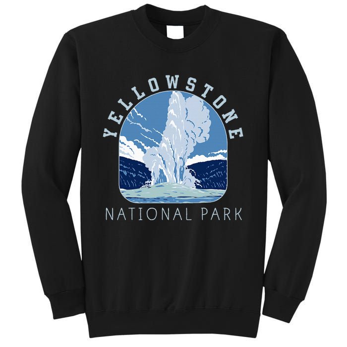 Yellowstone National Park Retro Vintage Old Faithful Sweatshirt