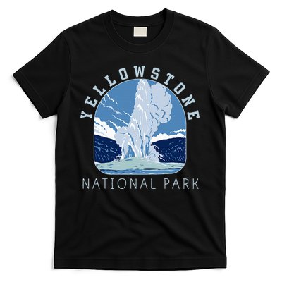 Yellowstone National Park Retro Vintage Old Faithful T-Shirt