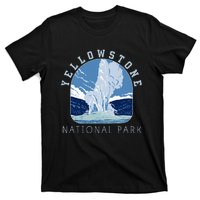 Yellowstone National Park Retro Vintage Old Faithful T-Shirt