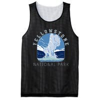 Yellowstone National Park Retro Vintage Old Faithful Mesh Reversible Basketball Jersey Tank