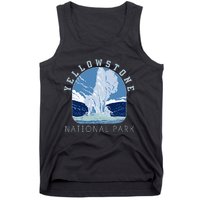 Yellowstone National Park Retro Vintage Old Faithful Tank Top