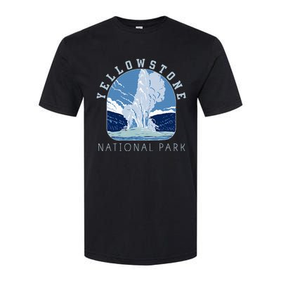 Yellowstone National Park Retro Vintage Old Faithful Softstyle® CVC T-Shirt