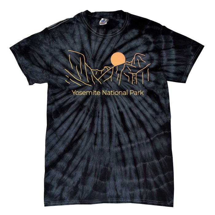 Yosemite National Park Skyline Tie-Dye T-Shirt