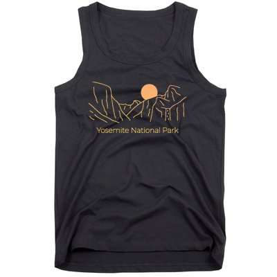 Yosemite National Park Skyline Tank Top