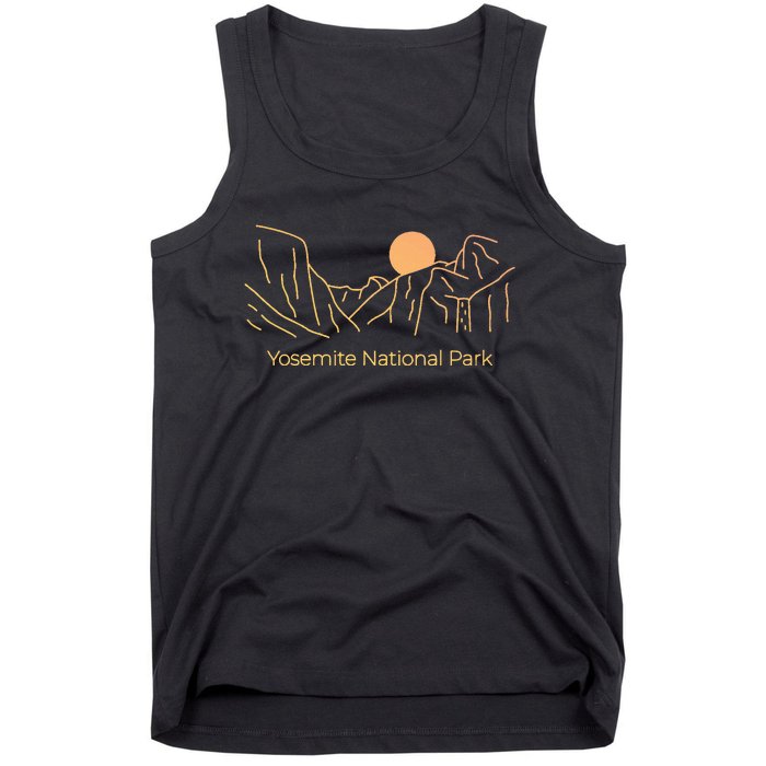 Yosemite National Park Skyline Tank Top