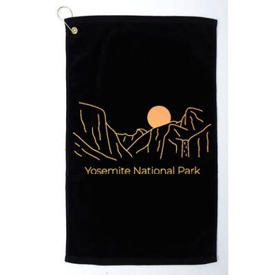 Yosemite National Park Skyline Platinum Collection Golf Towel