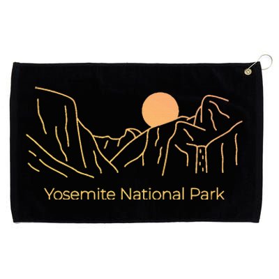 Yosemite National Park Skyline Grommeted Golf Towel