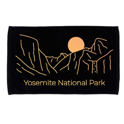 Yosemite National Park Skyline Microfiber Hand Towel