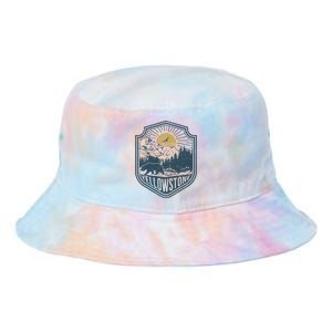 Yellowstone National Park Bear Nature Hiking Outdoors Tie Dye Newport Bucket Hat