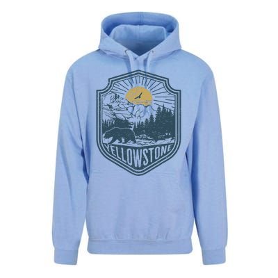 Yellowstone National Park Bear Nature Hiking Outdoors Unisex Surf Hoodie