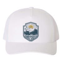 Yellowstone National Park Bear Nature Hiking Outdoors Yupoong Adult 5-Panel Trucker Hat