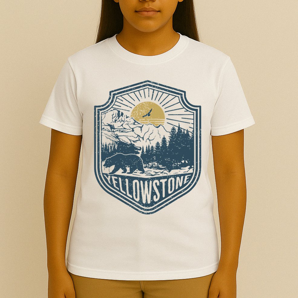 Yellowstone National Park Bear Nature Hiking Outdoors T-Shirt