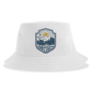 Yellowstone National Park Bear Nature Hiking Outdoors Sustainable Bucket Hat