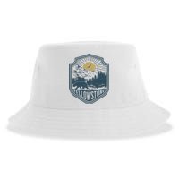 Yellowstone National Park Bear Nature Hiking Outdoors Sustainable Bucket Hat