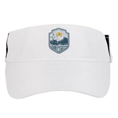 Yellowstone National Park Bear Nature Hiking Outdoors Adult Drive Performance Visor