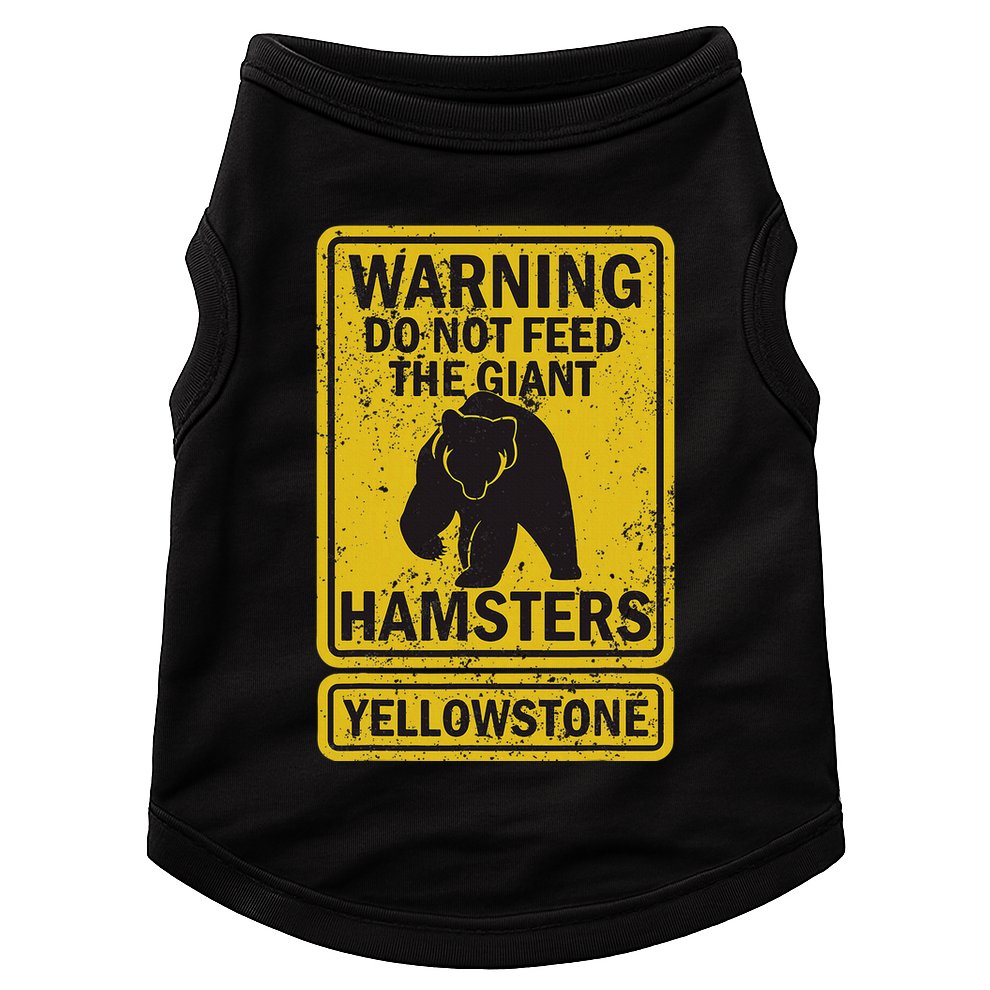 Yellowstone National Park Grizzly Brown Bear Souvenir Doggie Tank
