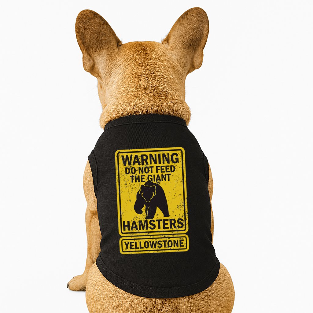 Yellowstone National Park Grizzly Brown Bear Souvenir Doggie Tank