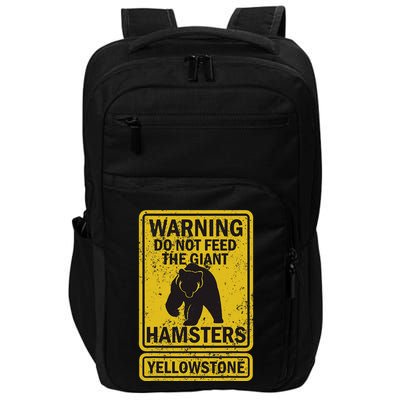 Yellowstone National Park Grizzly Brown Bear Souvenir Impact Tech Backpack