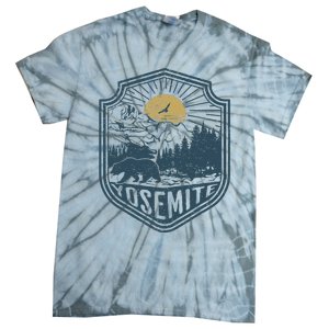 Yosemite National Park California Nature Hiking Outdoors Tie-Dye T-Shirt