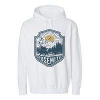 Yosemite National Park California Nature Hiking Outdoors Garment-Dyed Fleece Hoodie