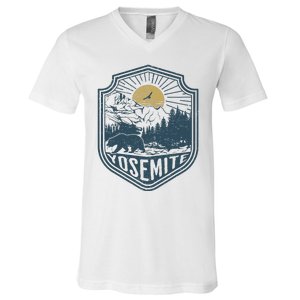 Yosemite National Park California Nature Hiking Outdoors V-Neck T-Shirt