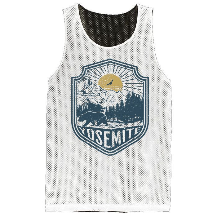 Yosemite National Park California Nature Hiking Outdoors Mesh Reversible Basketball Jersey Tank