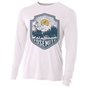 Yosemite National Park California Nature Hiking Outdoors Cooling Performance Long Sleeve Crew