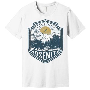 Yosemite National Park California Nature Hiking Outdoors Premium T-Shirt