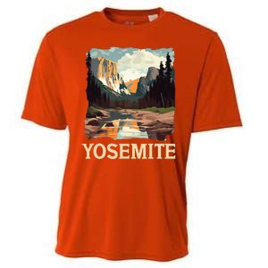 Yosemite National Park Adventure Hiking Nature Design Cooling Performance Crew T-Shirt