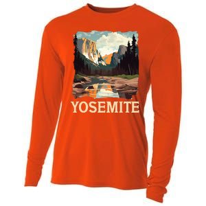 Yosemite National Park Adventure Hiking Nature Design Cooling Performance Long Sleeve Crew