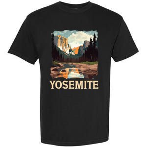 Yosemite National Park Adventure Hiking Nature Design Garment-Dyed Heavyweight T-Shirt