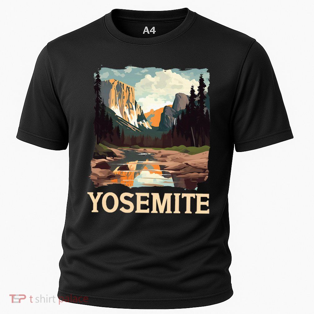 Yosemite National Park Adventure Hiking Nature Design Performance Shirt