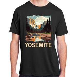 Yosemite National Park Adventure Hiking Nature Design Adult ChromaSoft Performance T-Shirt