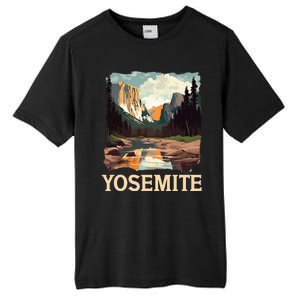 Yosemite National Park Adventure Hiking Nature Design Tall Fusion ChromaSoft Performance T-Shirt