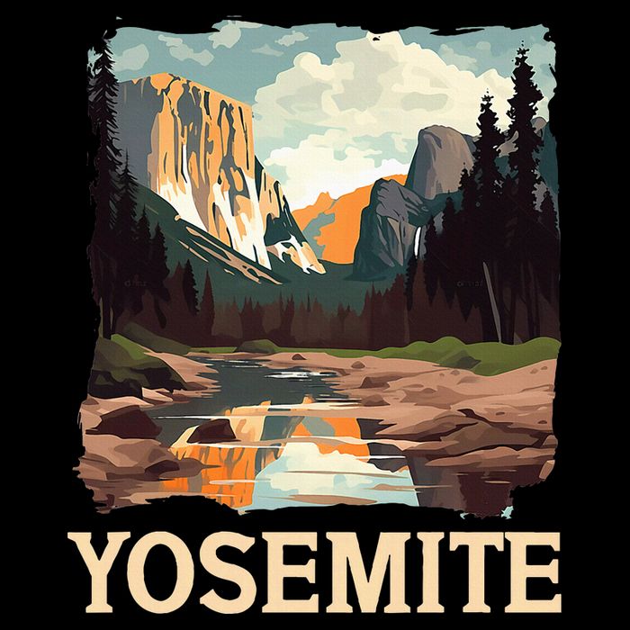 Yosemite National Park Adventure Hiking Nature Design Bucket Hat