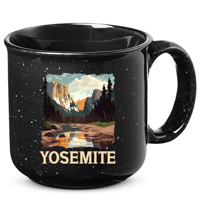 Yosemite National Park Adventure Hiking Nature Design 15oz Campfire Ceramic Mug