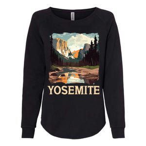 Yosemite National Park Adventure Hiking Nature Design Womens California Wash Sweatshirt