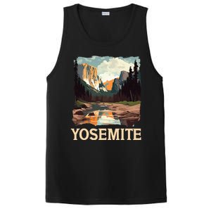 Yosemite National Park Adventure Hiking Nature Design PosiCharge Competitor Tank