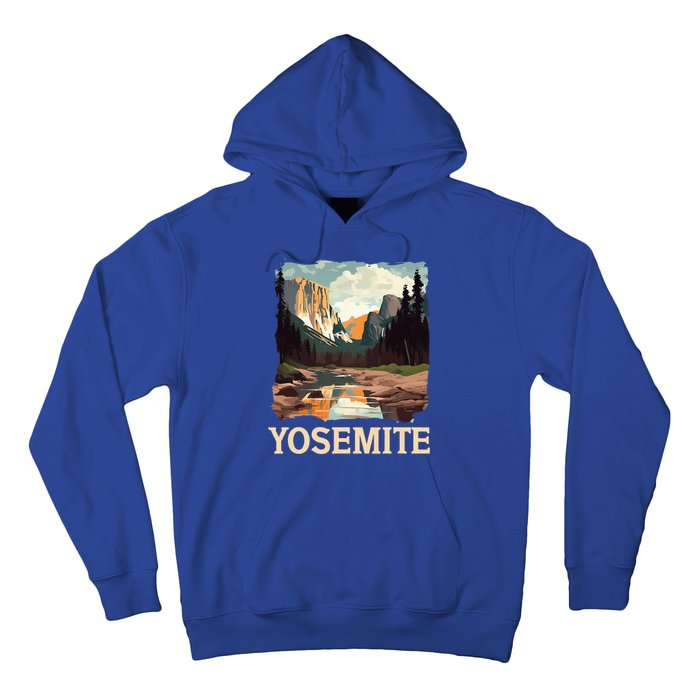 Yosemite National Park Adventure Hiking Nature Design Hoodie