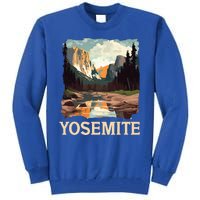 Yosemite National Park Adventure Hiking Nature Design Tall Sweatshirt