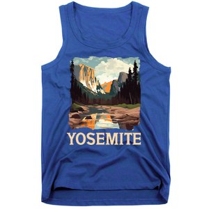 Yosemite National Park Adventure Hiking Nature Design Tank Top