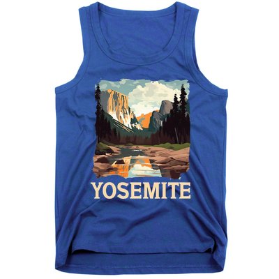 Yosemite National Park Adventure Hiking Nature Design Tank Top