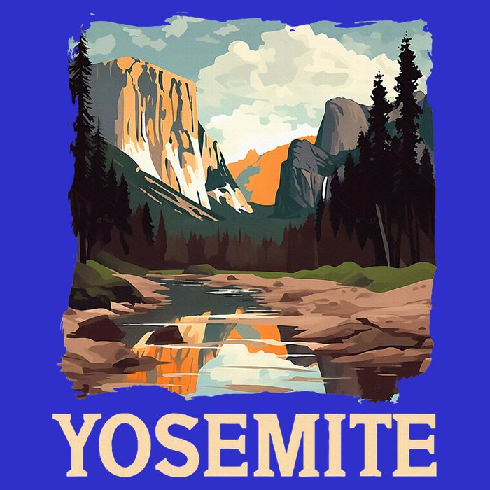 Yosemite National Park Adventure Hiking Nature Design Visor